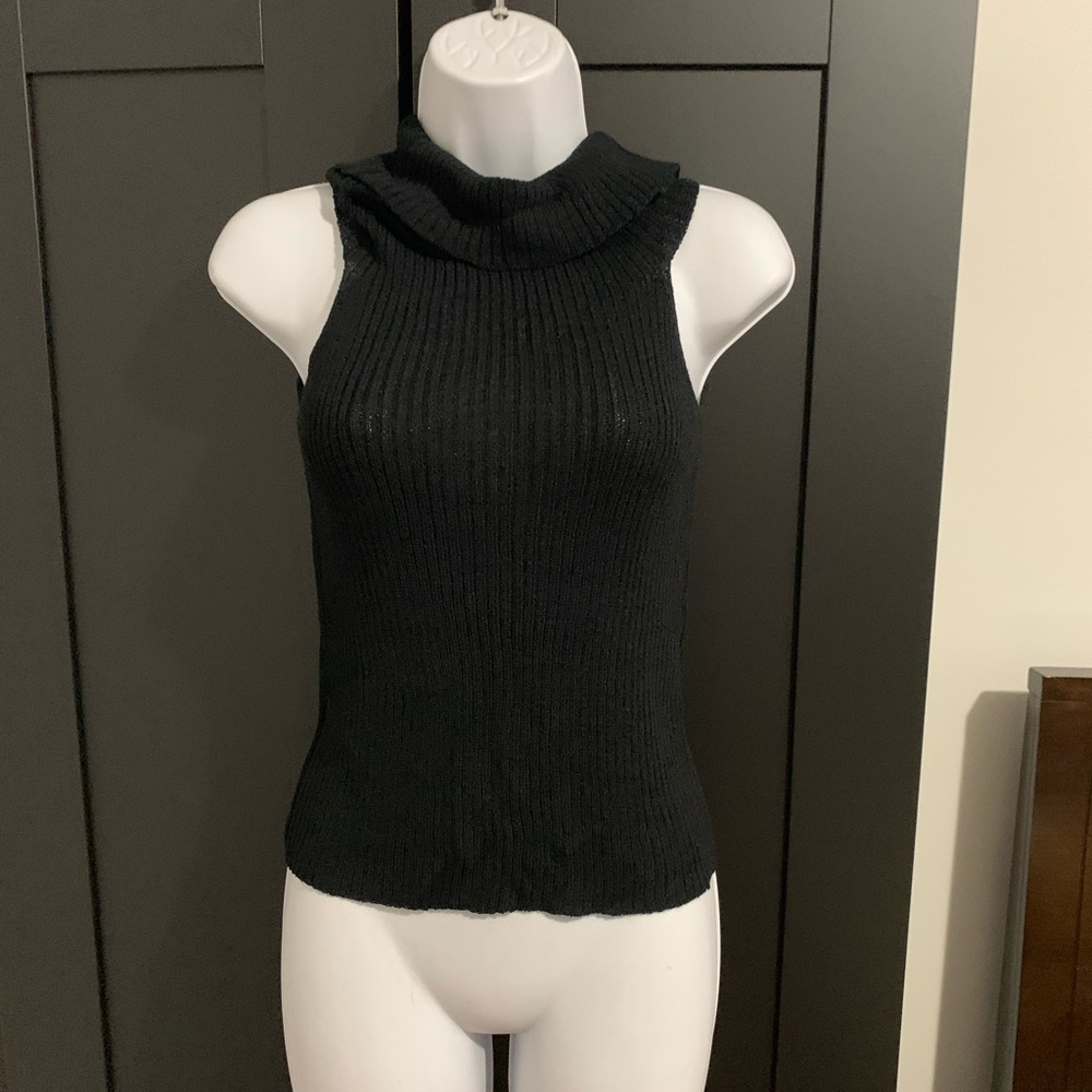 Like new black cowl neck Vestimenta Top. Size Medium